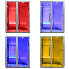 AWT Dampfsauna S200A alu 161x131 rechts