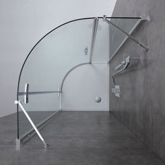 AWT Duschabtrennung LBR1006 100x100 rechts