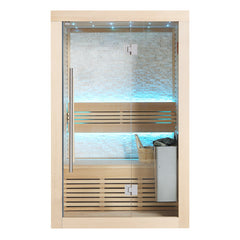AWT Sauna E1103C Hemlock 120x105 4.5kW TheWall