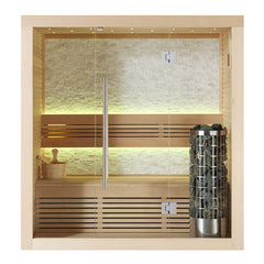 AWT Sauna E1103C Hemlock 120x105 6.8kW Cilindro