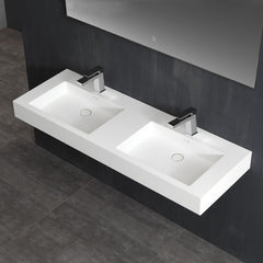 StoneArt Wastafel LP4516 - mat wit - 160x48