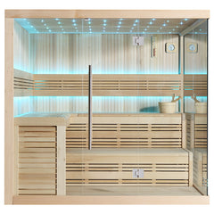 AWT Sauna E1105A Hemlock 220x200 zonder oven
