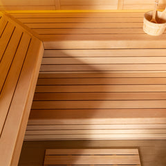 AWT Sauna E1612C Hemlock 180x160 9kW TheWall Bi-O