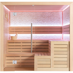 AWT Sauna E1603A Hemlock 220x200 ohne Ofen