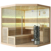 AWT Sauna E1101B Hemlock 200x200 9kW Cilindro