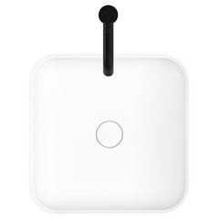 StoneArt Wastafel LC201 - wit glanzend - 42x42cm