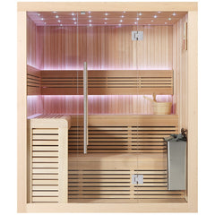 AWT Sauna B1112C Hemlock 180x150 9kW TheWall Bi-O
