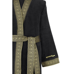 Aymando Dubai Badjas - Luxe kimono badjas - 100% katoen - gouden details