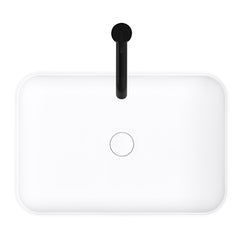 StoneArt Wastafel LC203 - glanzend wit - 60x40cm