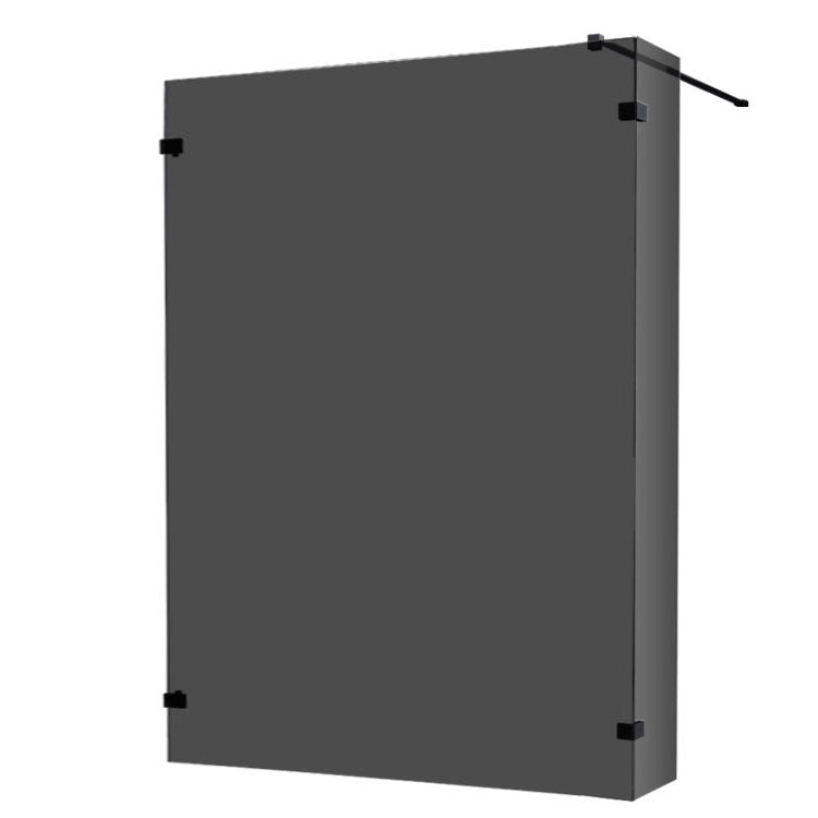 AWT Duschwand Walk-in Dusche LY1501-B zwart 150x210