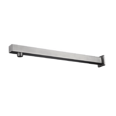 304 douchearm met muurbevestiging vierkant 40 cm RVS
