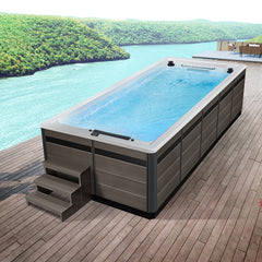 AWT Swim-SPA Innovation 550 weiß 550x230 grau