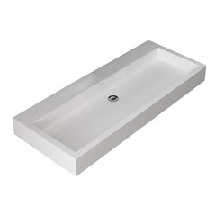 StoneArt Wastafel LP4512-0 - wit glanzend - 120x48