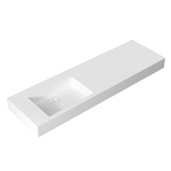 StoneArt Wastafel LP4516-0L - wit matt - 160x48