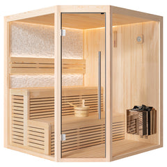 AWT Sauna B1811A pinie 180x180 9kW Viking Bi-O
