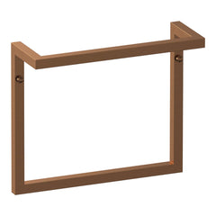 BRAUER Handdoekbeugel model B 35 koper geborsteld