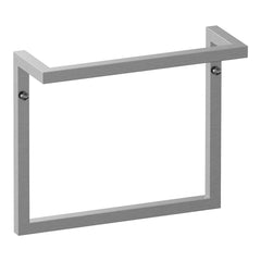 BRAUER Handdoekbeugel model B 35 RVS geborsteld