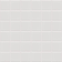 The Mosaic Factory Barcelona Mozaiek Tegel Vierkant - Extra Wit Porselein Geglazuurd 309x309 mm