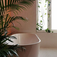 The Mosaic Factory Barcelona Mozaiek Tegel Vierkant - Extra Wit Porselein Geglazuurd 309x309 mm