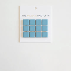 The Mosaic Factory Barcelona Mozaiek Tegel Vierkant - Blauw Porselein Geglazuurd 300x300 mm