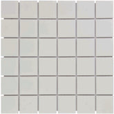 The Mosaic Factory Barcelona Mozaiek Tegel Vierkant - Wit Porselein Geglazuurd 309x309 mm