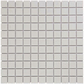 The Mosaic Factory Barcelona Mozaiek Tegel Vierkant - Wit Porselein Geglazuurd 300x300 mm