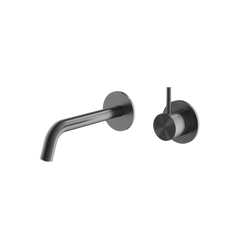 Hotbath Archie AR125 afbouwdeel voor inbouw wastafelkraan 20cm RVS 316 - Geborsteld Gunmetal PVD