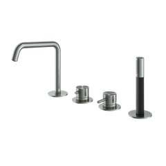 Hotbath Archie AR183 badrandcombinatie met uitloop 316 RVS - RVS