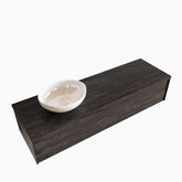 MONDIAZ LUSH 150 badmeubel dark brown 1 lades BARCO links geen kraangat