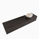 MONDIAZ LUSH 180 badmeubel dark brown 2 lades BARCO rechts geen kraangat