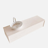 MONDIAZ LUSH 150 badmeubel underlayment 1 lades BARCO links 1 kraangat