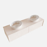 MONDIAZ LUSH 150 badmeubel underlayment 2 lades BARCO dubbel geen kraangat