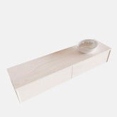 MONDIAZ LUSH 180 badmeubel underlayment 2 lades BARCO rechts geen kraangat