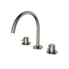 Hotbath Cobber CB033 wastafelkraan - Geborsteld Nikkel