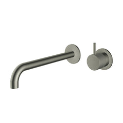 Hotbath Cobber X CX105EXT25 afbouwdeel voor inbouw wastafelkraan - uitloop 25cm - Geborsteld Nikkel