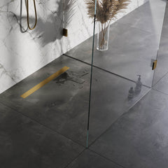 BRAUER Douchegoot met multifunctioneel rooster en flens 7 x 80 RVS geborsteld