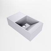 MONDIAZ TYNE 40cm fontein solid surface kleur Cale. Positie wastafel links
