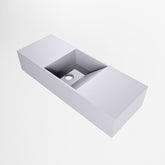 MONDIAZ TYNE 60cm fontein solid surface kleur Cale. Positie wastafel midden