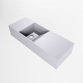 MONDIAZ TYNE 60cm fontein solid surface kleur Cale. Positie wastafel links