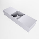 MONDIAZ TYNE 70cm fontein solid surface kleur Cale. Positie wastafel midden