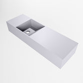 MONDIAZ TYNE 70cm fontein solid surface kleur Cale. Positie wastafel links