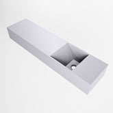MONDIAZ TYNE 90cm fontein solid surface kleur Cale. Positie wastafel rechts