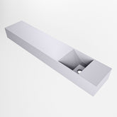 MONDIAZ TYNE 110cm fontein solid surface kleur Cale. Positie wastafel rechts