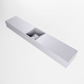 MONDIAZ TYNE 120cm fontein solid surface kleur Cale. Positie wastafel midden