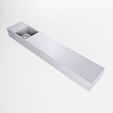 MONDIAZ TYNE 120cm fontein solid surface kleur Cale. Positie wastafel links