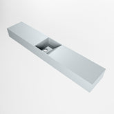 MONDIAZ TYNE 120cm fontein solid surface kleur Clay. Positie wastafel midden