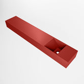 MONDIAZ TYNE 120cm fontein solid surface kleur Fire. Positie wastafel rechts