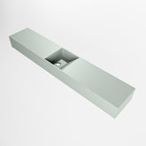 MONDIAZ TYNE 120cm fontein solid surface kleur Greey. Positie wastafel midden