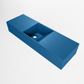 MONDIAZ TYNE 70cm fontein solid surface kleur Jeans. Positie wastafel midden