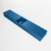 MONDIAZ TYNE 120cm fontein solid surface kleur Jeans. Positie wastafel midden